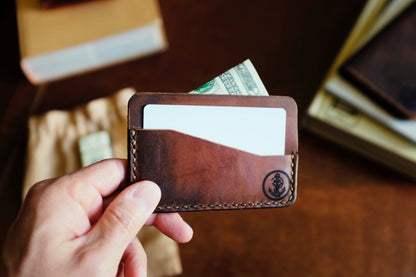 Scout Wallet - Handmade Full-Grain Leather Minimalist Wallet | Yarets Leather