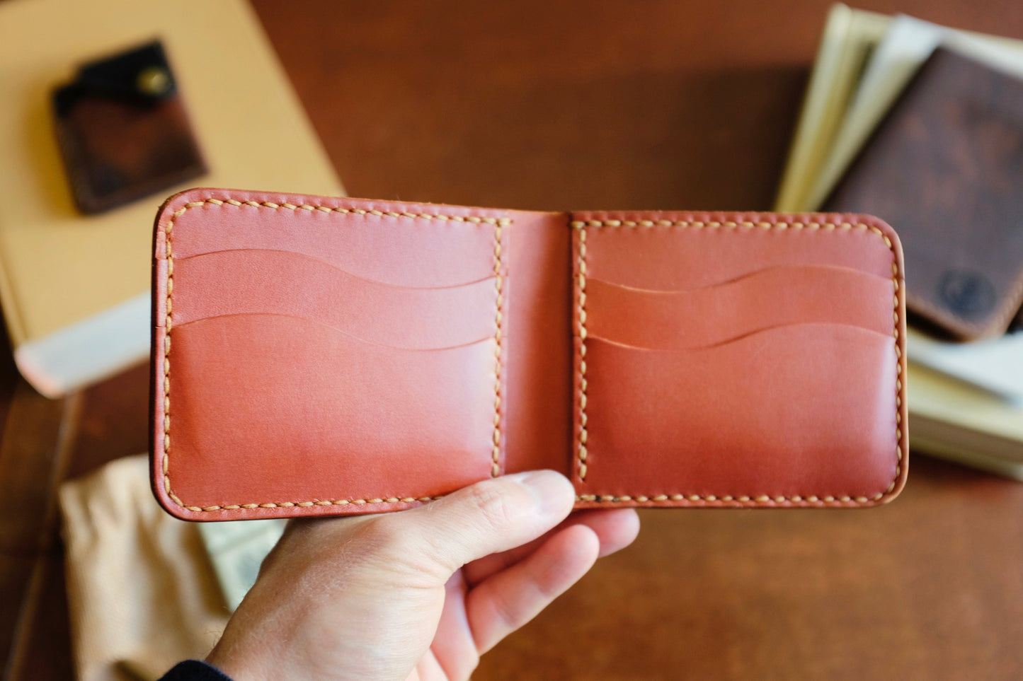 Admiral Wallet - Handmade Full-Grain Leather Bifold
