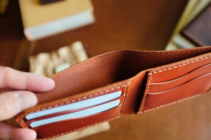 Admiral Wallet - Handmade Full-Grain Leather Bifold