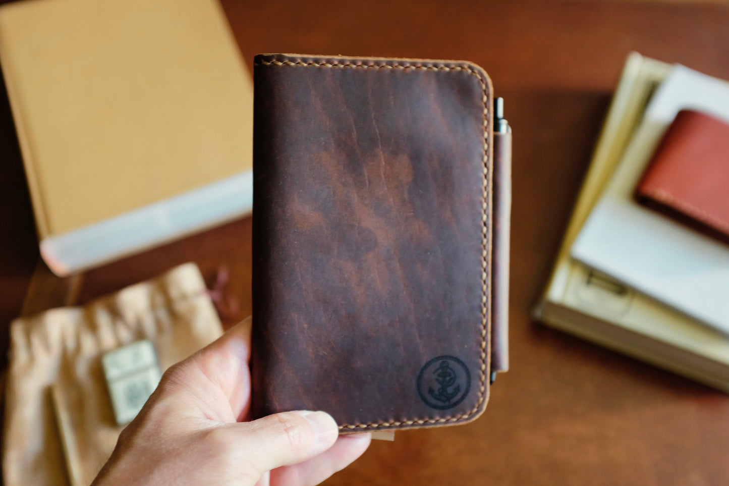 Pathfinder Field Note Case - Handmade Full-Grain Leather | Yarets Leather