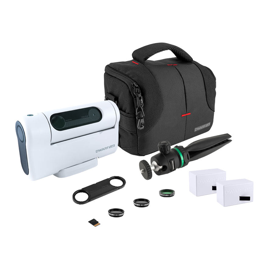 DWARF II Deluxe Edition Smart Telescope with Solar Filters, UHC Filter and Two Replaceable Batteries