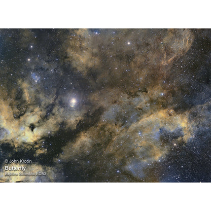 ED80-FCD100 Series Air-Spaced Triplet Refractor Telescope and Field Flattener f/5 to f/7