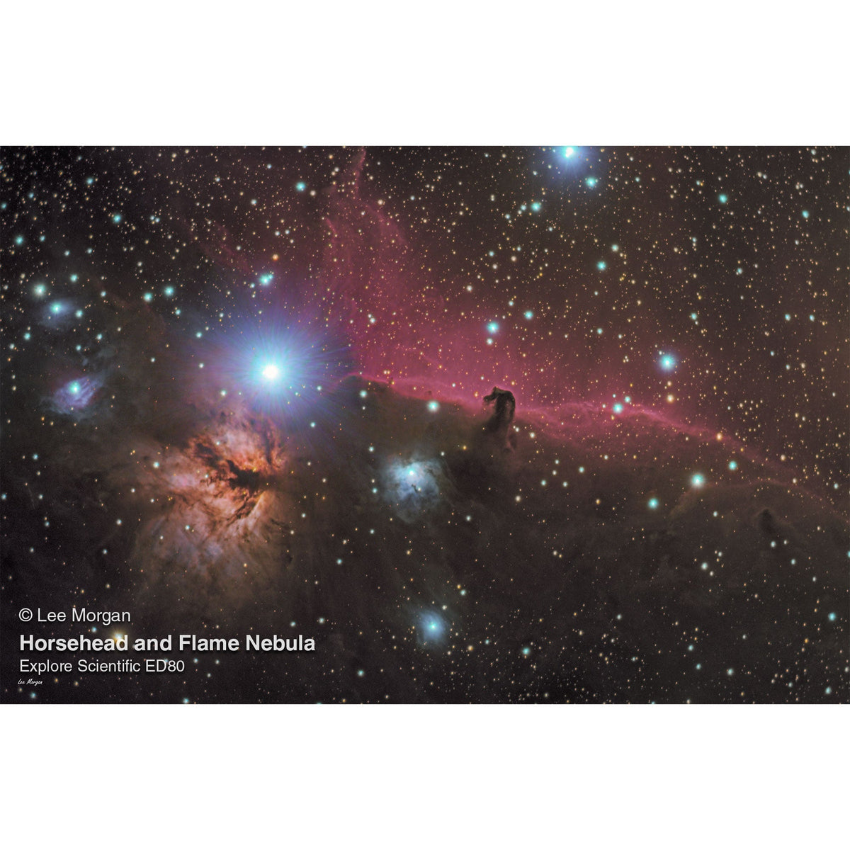 ED80-FCD100 Series Air-Spaced Triplet Refractor Telescope and Field Flattener f/5 to f/7