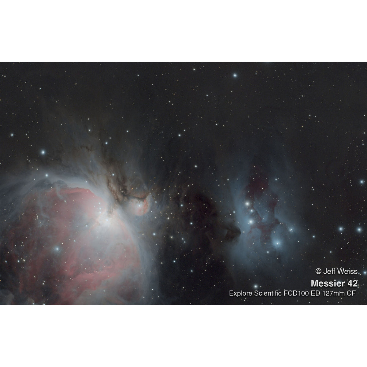 FCD100 Series 127mm f/7.5 Carbon Fiber Triplet ED APO Refractor Telescope with 2.5" HEX Focuser
