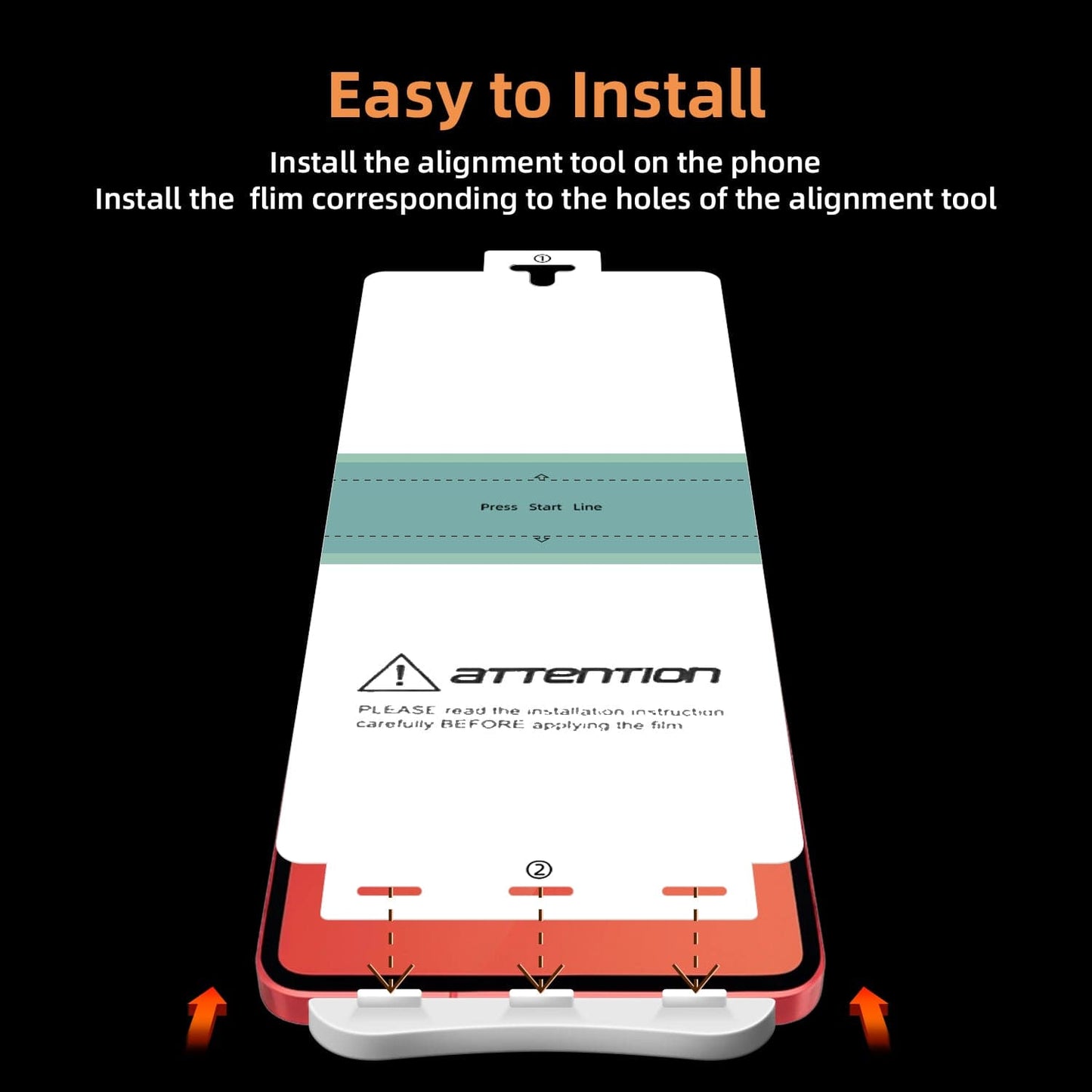 Samsung Galaxy Z Flip7 Screen Protector – Full Body with Alignment Tool, Clear | ZeroDamage