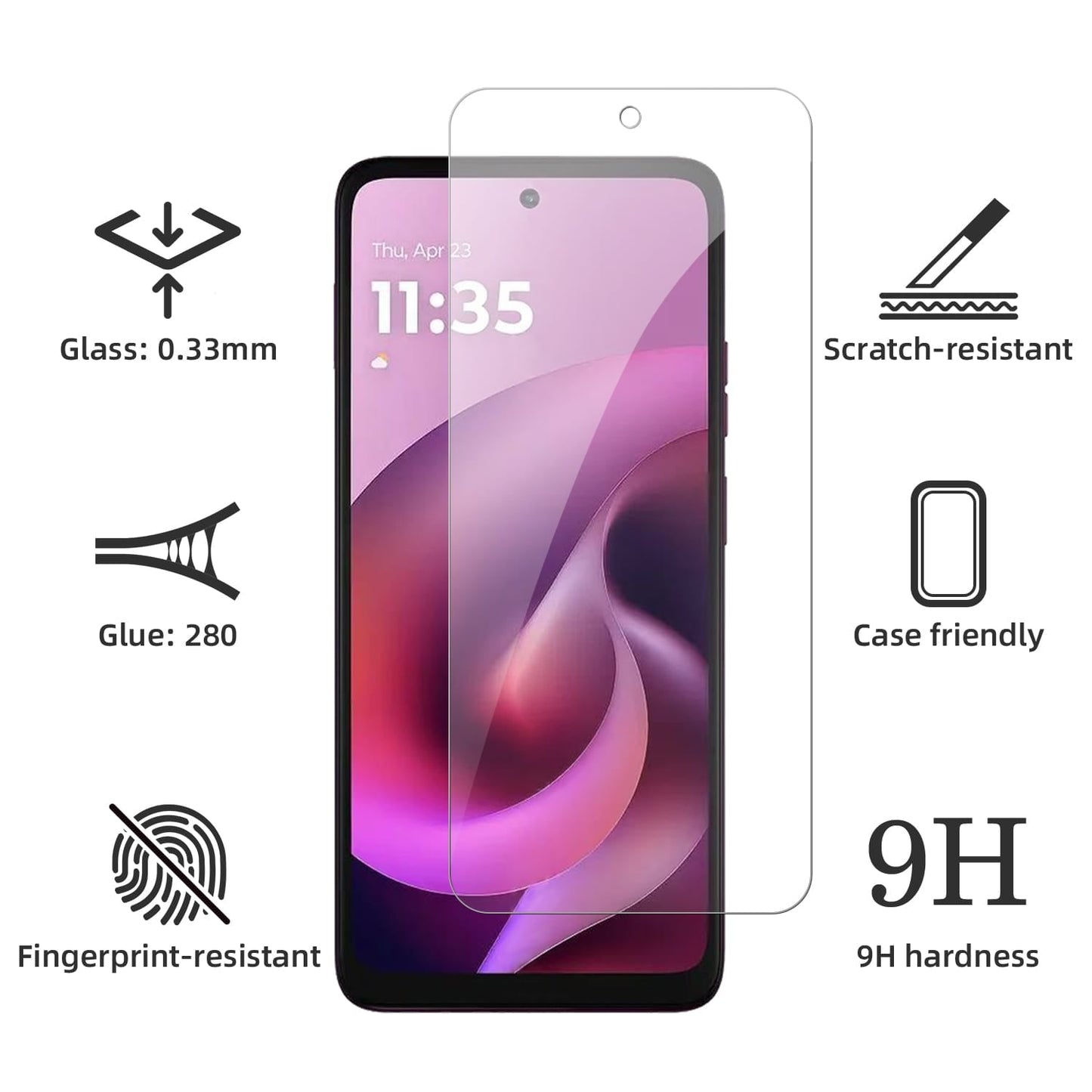 Motorola G 5G (2026) Screen Protector - Ultra-Strong Tempered Glass | ZeroDamage