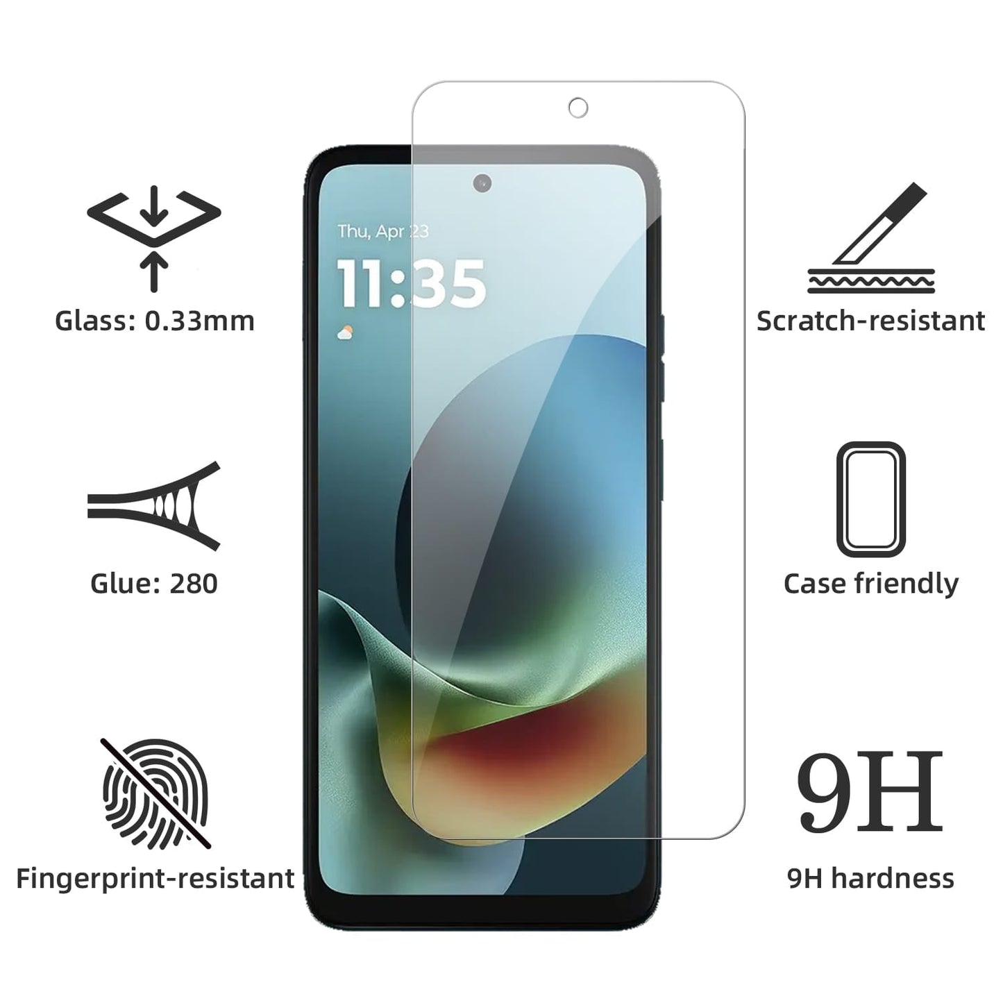 Motorola G Play (2026) Screen Protector - Ultra-Strong Tempered Glass | ZeroDamage