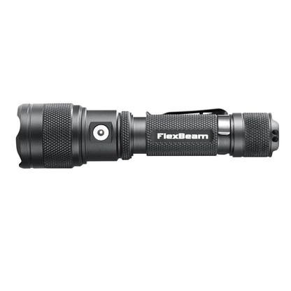 FlexBeam 1200LM Thread-Zoom Hunting Flashlight | 700M Range | Stable on Guns & Bikes