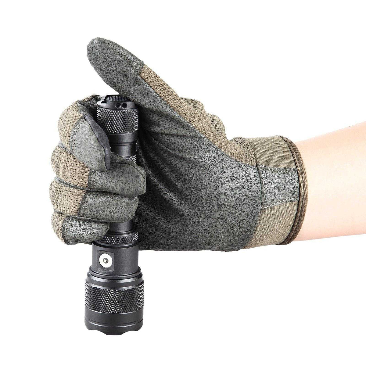 FlexBeam 1200LM Thread-Zoom Hunting Flashlight | 700M Range | Stable on Guns & Bikes