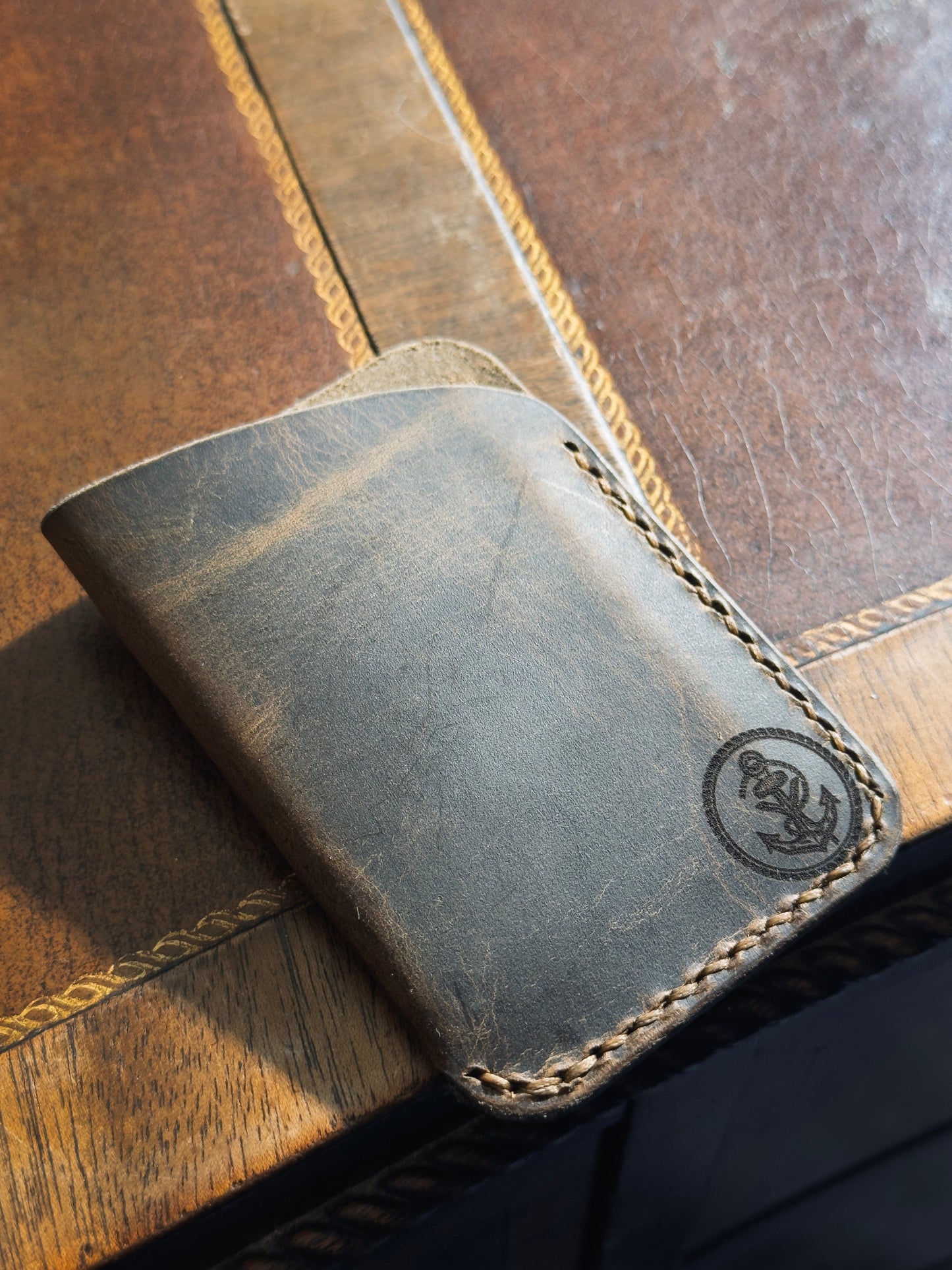 The Maverick Wallet - Handmade Full-Grain Leather Minimalist Wallet | Yarets Leather