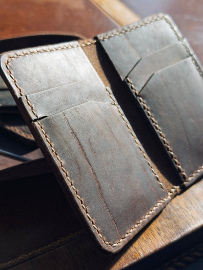 Captain Wallet - Handmade Full-Grain Leather Vertical Wallet | Yarets Leather