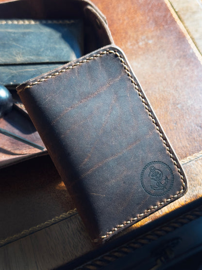 Captain Wallet - Handmade Full-Grain Leather Vertical Wallet | Yarets Leather
