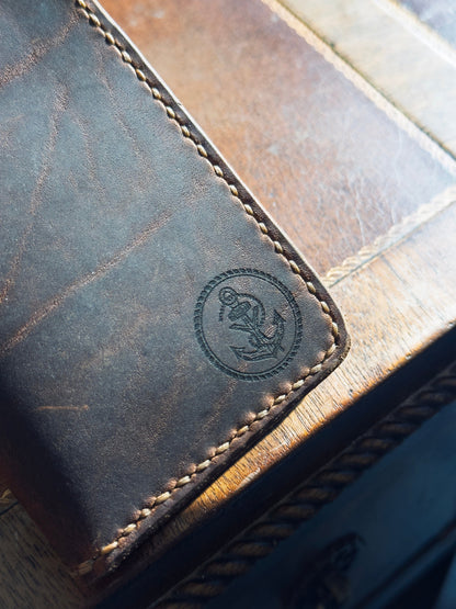 Captain Wallet - Handmade Full-Grain Leather Vertical Wallet | Yarets Leather