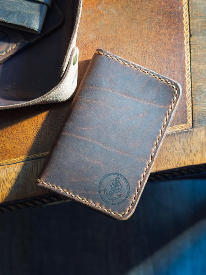 Captain Wallet - Handmade Full-Grain Leather Vertical Wallet | Yarets Leather