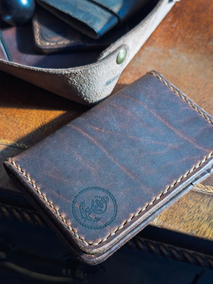 Captain Wallet - Handmade Full-Grain Leather Vertical Wallet | Yarets Leather