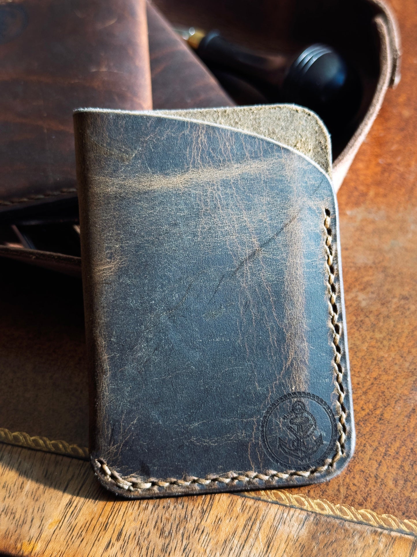 The Maverick Wallet - Handmade Full-Grain Leather Minimalist Wallet | Yarets Leather