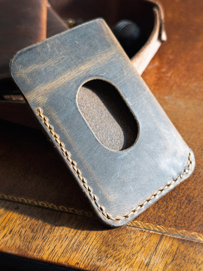 The Maverick Wallet - Handmade Full-Grain Leather Minimalist Wallet | Yarets Leather