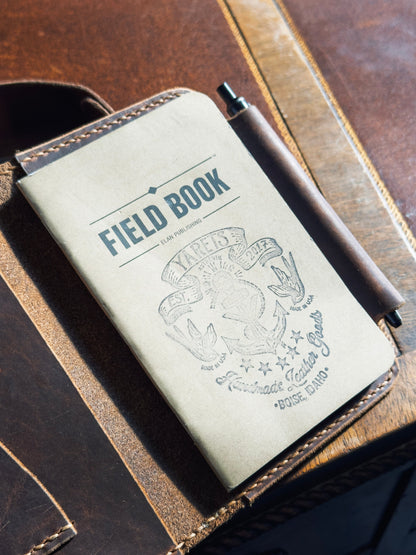 Pathfinder Field Note Case - Handmade Full-Grain Leather | Yarets Leather