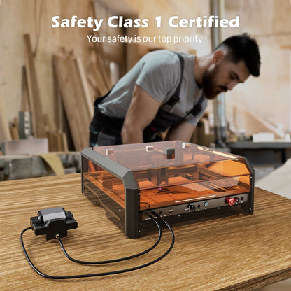 [Open Box] L8 40000mm/min High Speed All-in-one Laser Engraving Machine, Air Assist, Lightburn Camera