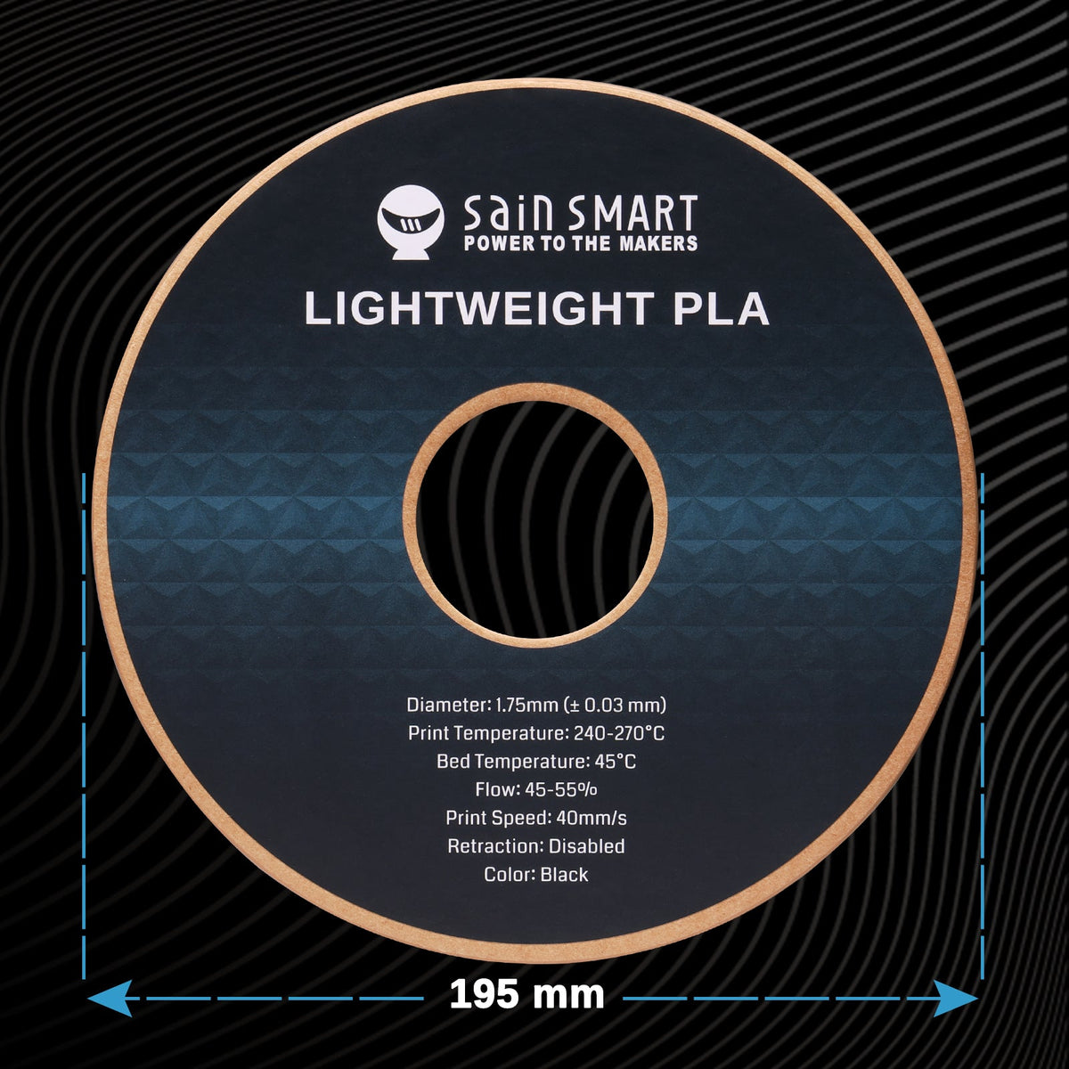 LW-PLA Filament, 1.75mm, Black & White, 1KG, Lightweight Low-Density Active Foaming PLA for 3D Print RC Planes Drone Parts