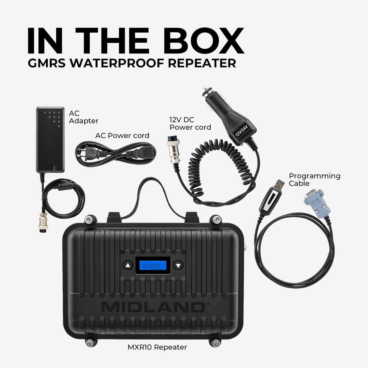 GMRS Waterproof Repeater - MXR10