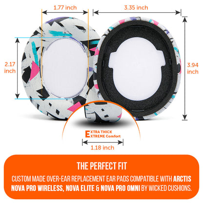 Arctis Nova Pro Wireless, Nova Elite & Nova Pro Omni Earpads - WC PadZ Nova Pro Wireless