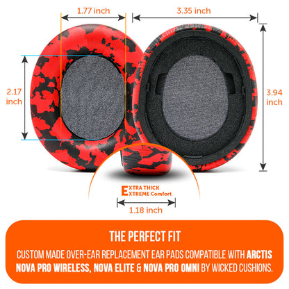 Arctis Nova Pro Wireless, Nova Elite & Nova Pro Omni Earpads - WC PadZ Nova Pro Wireless