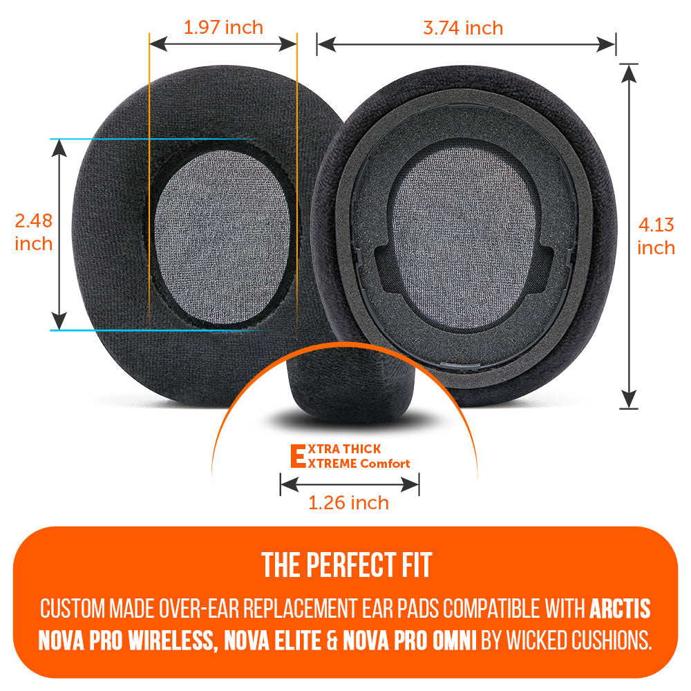 Nova Pro Wireless, Nova Elite & Nova Pro Omni Earpads - WC StealthZ