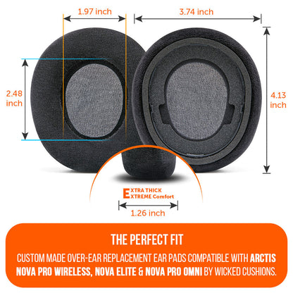 Nova Pro Wireless, Nova Elite & Nova Pro Omni Earpads - WC StealthZ