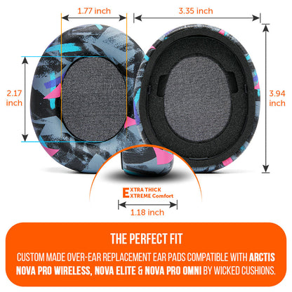 Arctis Nova Pro Wireless, Nova Elite & Nova Pro Omni Earpads - WC PadZ Nova Pro Wireless