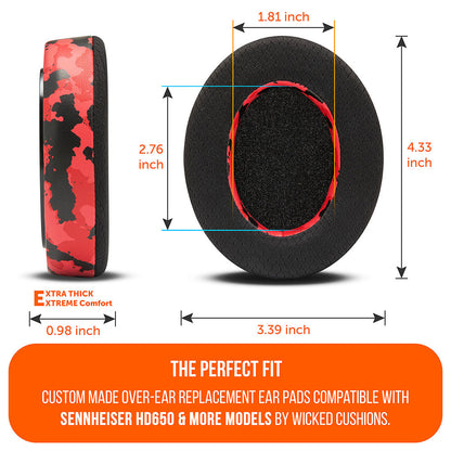 Sennheiser HD6XX & HD600 Gel Earpads - WC FreeZe HD