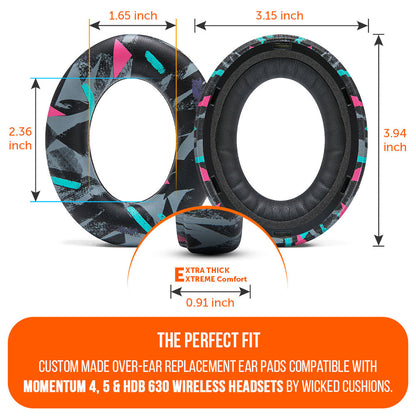 Sennheiser Momentum 4, 5 & HDB 630 Earpads - WC PadZ Momentum 4, 5 & HDB 630