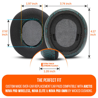 Arctis Nova Pro Wireless, Nova Elite & Nova Pro Omni Earpads - WC FreeZe Cooling Gel