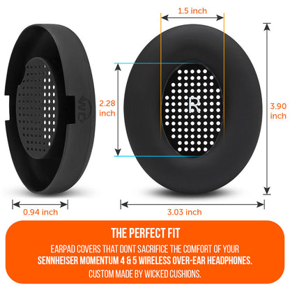 Sennheiser Momentum 4 & 5 Earpad Sweat Covers - WC SweatZ Momentum 4 & 5