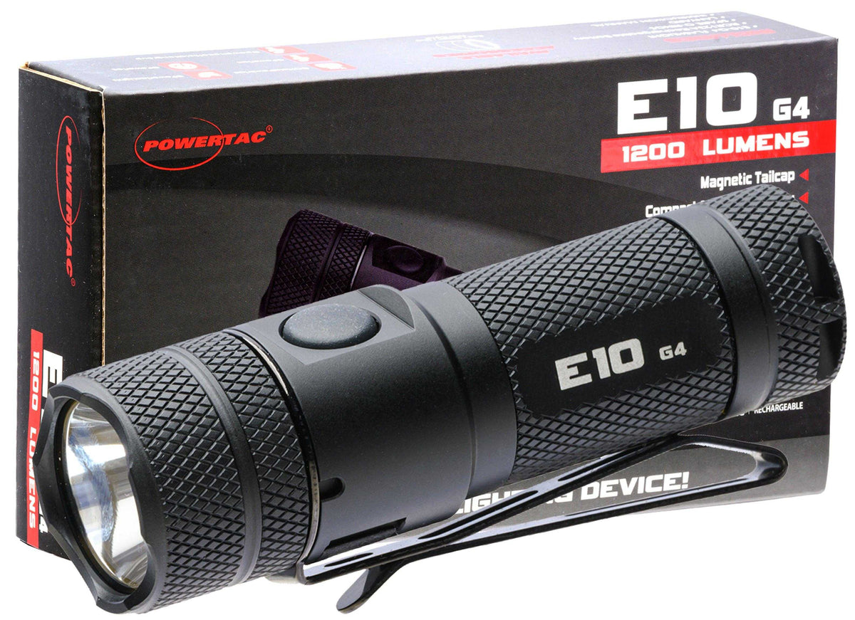 E10-GEN4 1,200 Lumen Magnetic Tail Cap EDC Flashlight