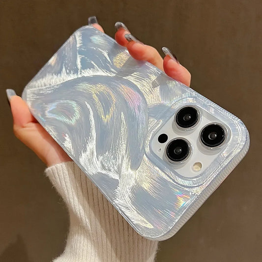 Colorful Laser Silicone Soft Phone Case