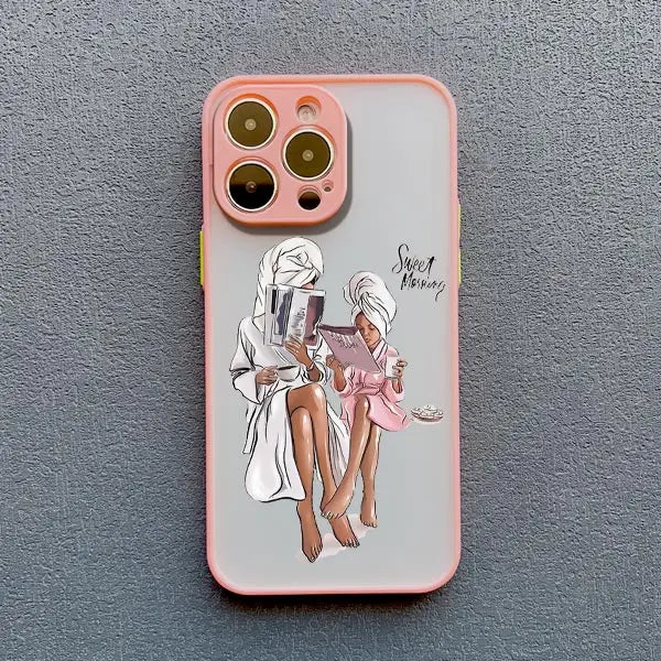 Super Mom Baby Girl Son Phone Case For iPhone
