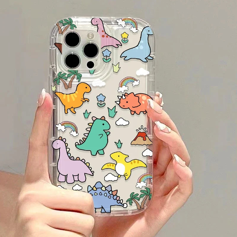 Cute Flower Rabbit Soft Protection Cover Transparent Phone Case