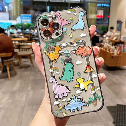 Cute Dinosaur Silicone Phone Case