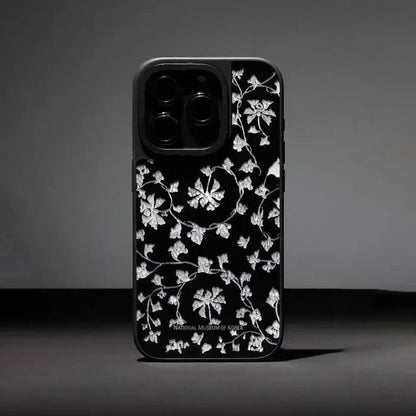 Museum Flower Mirror Surface MagSafe Phone Case