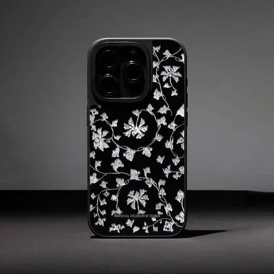 Museum Flower Mirror Surface MagSafe Phone Case