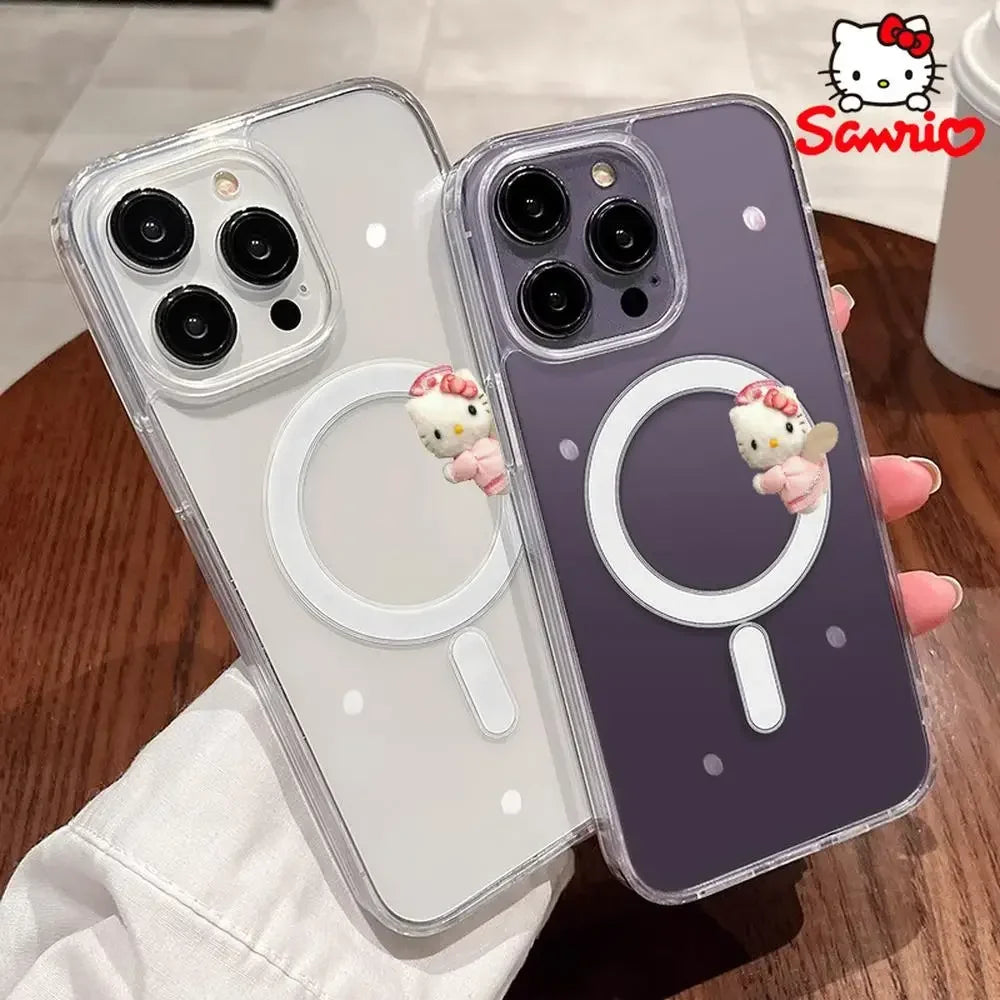 Hellokitty Phone Shell Sanrio Kt Fashion Accessory Gift For Girl