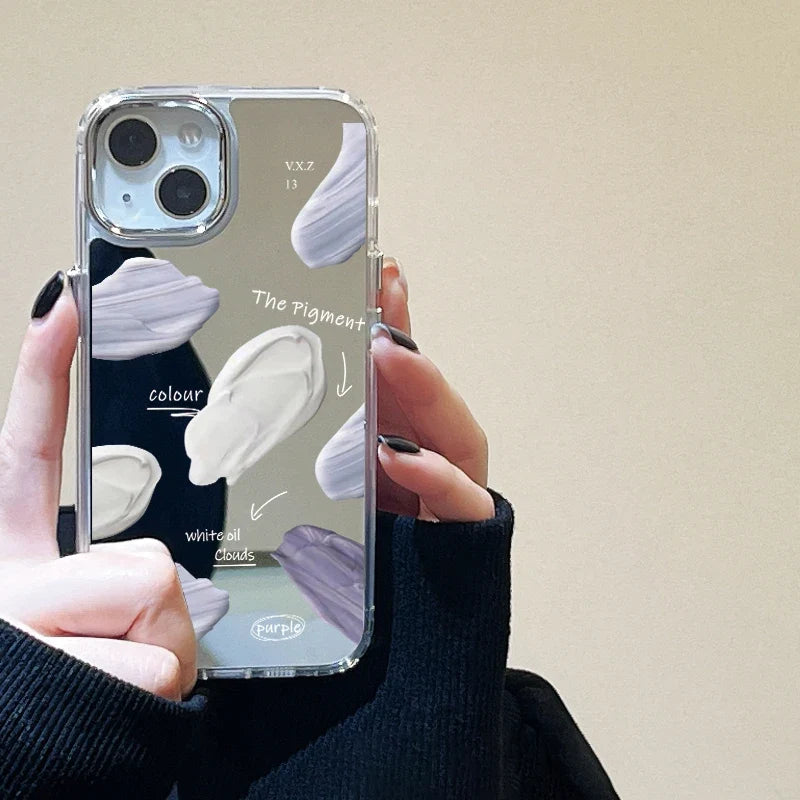 Moon Light Clouds Stars Mirror Phone Case