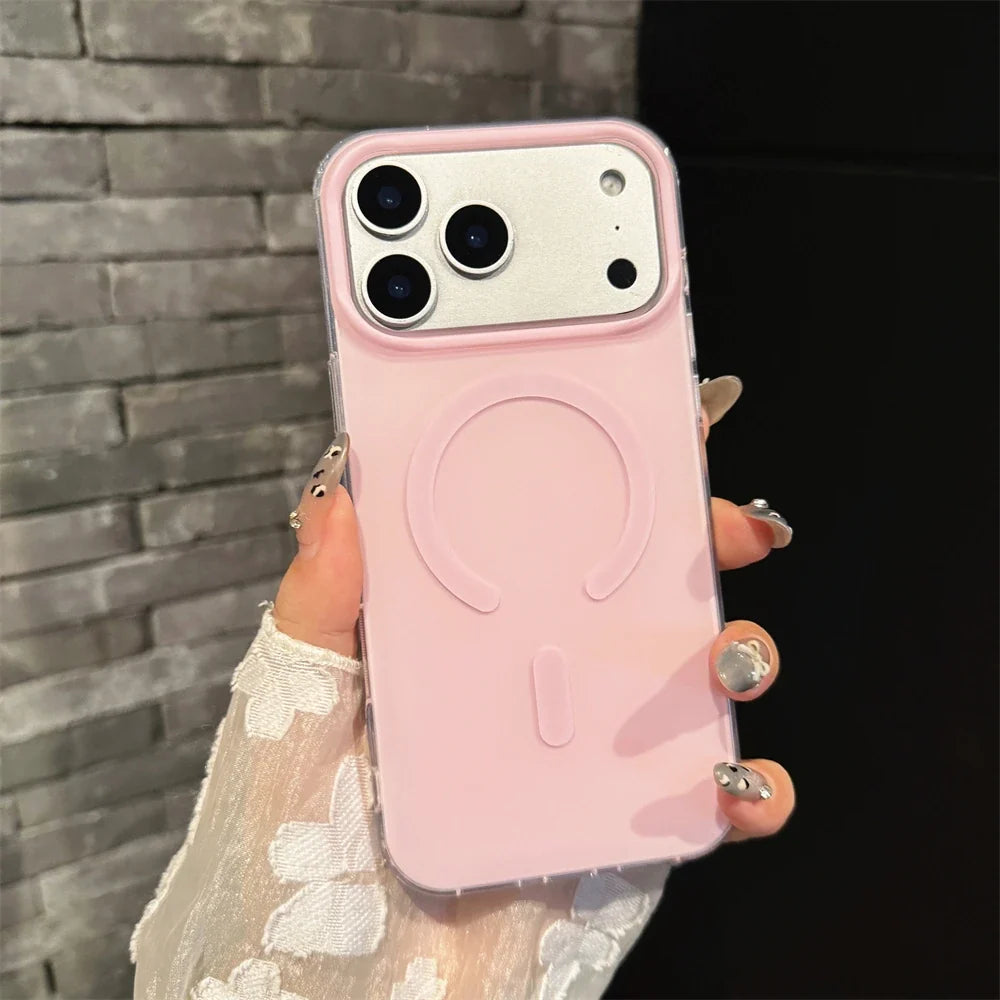 Luxury Frosted Magnetic Case For Magsafe Magnetic Phone Case For iPhone