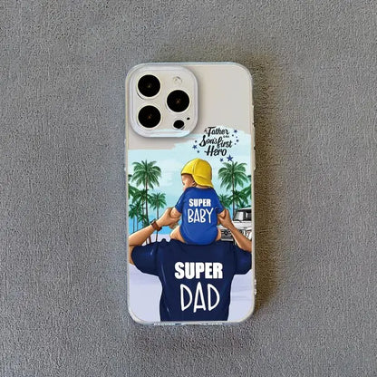 Family Mama Of Girl Mom Clear Phone Case For iPhone