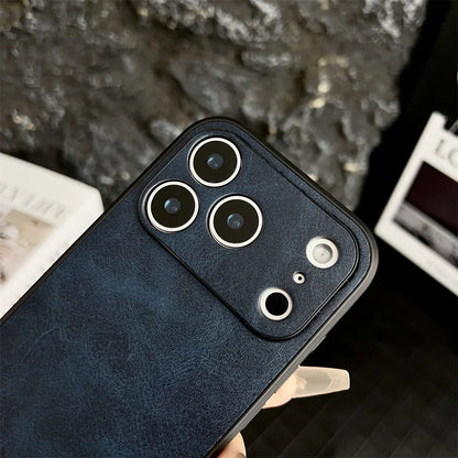 Luxury Soft Leather Case For iPhone