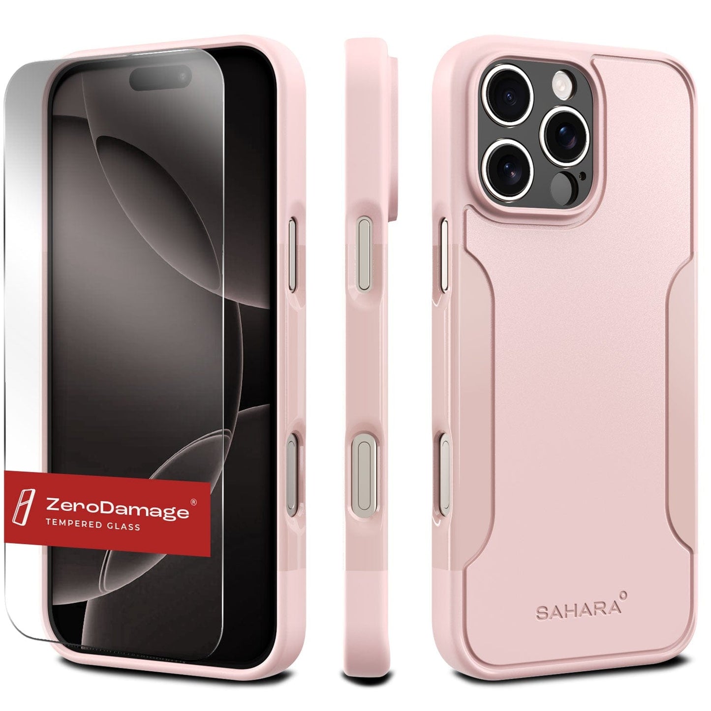 iPhone 16 Pro Max Rugged Case & Screen Protector Kit - MagSafe | Classic Series