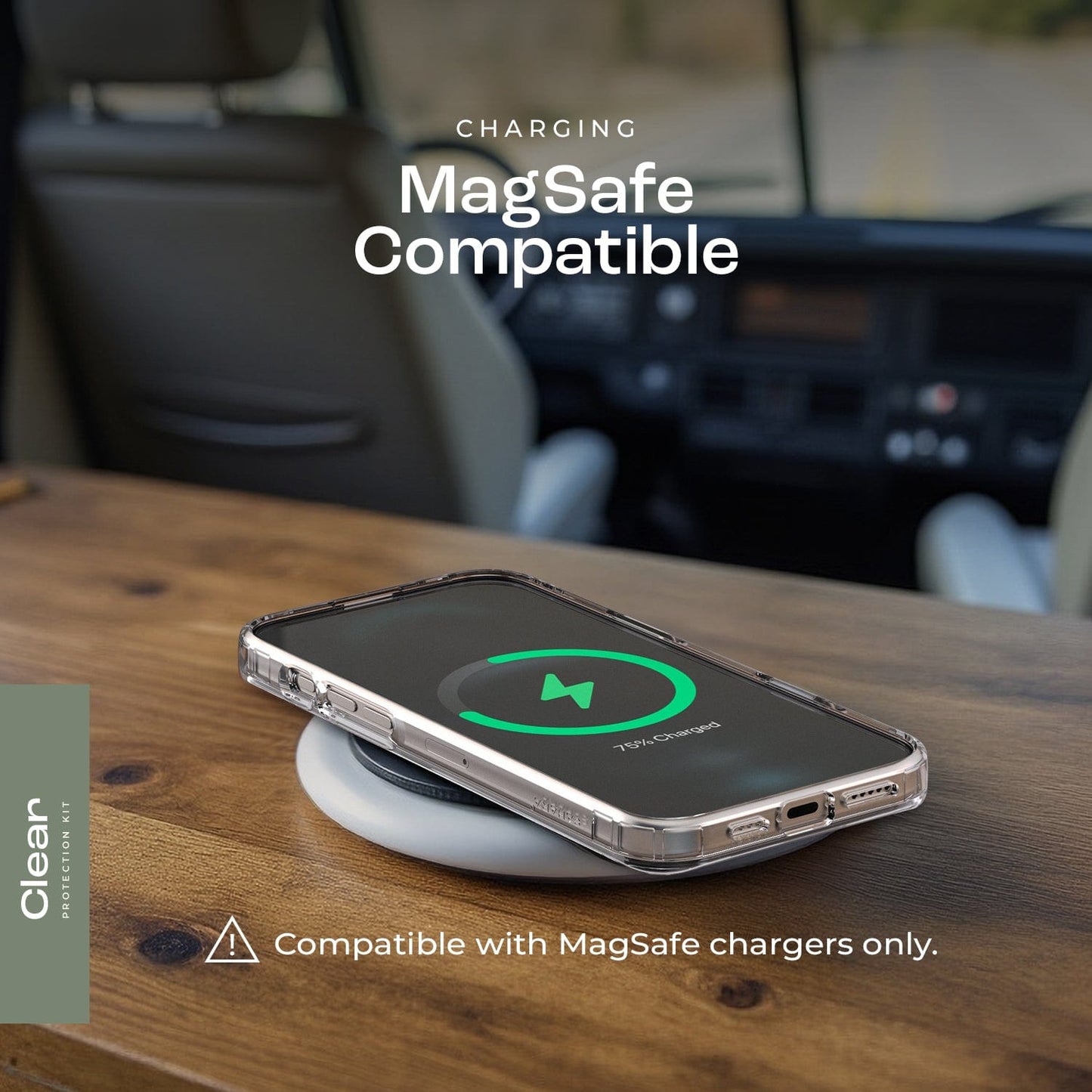 iPhone 16 Pro Max Clear Case & Screen Protector Kit - Rugged Protection, MagSafe | Classic Series