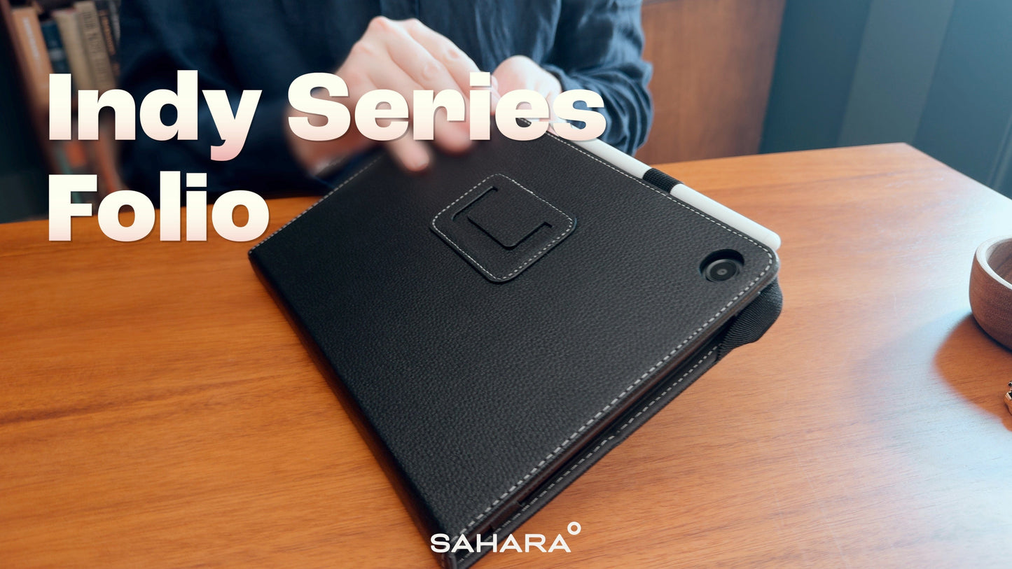 Samsung Galaxy Tab A11+ / A9+ Case - Bi-Fold Folio, Hand Strap | Indy Series