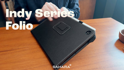 Samsung Galaxy Tab A11+ / A9+ Case - Bi-Fold Folio, Hand Strap | Indy Series